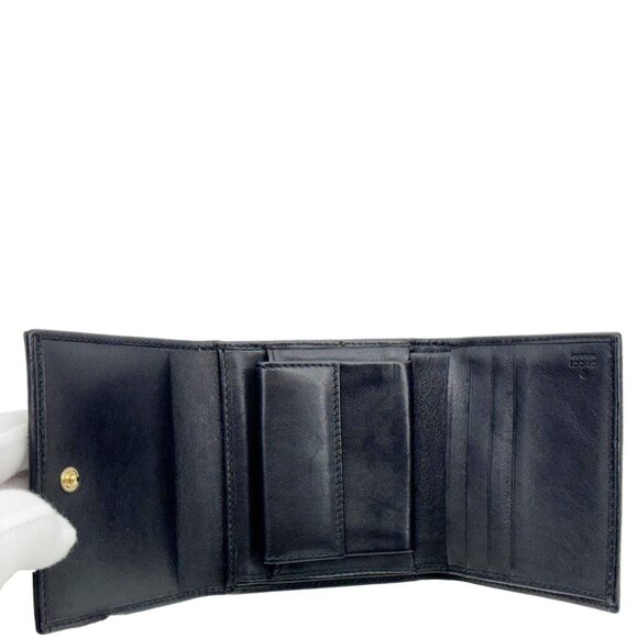 Gucci  Bifold Vintage GG Canvas Wallet Black 184597 - Picture 12 of 14